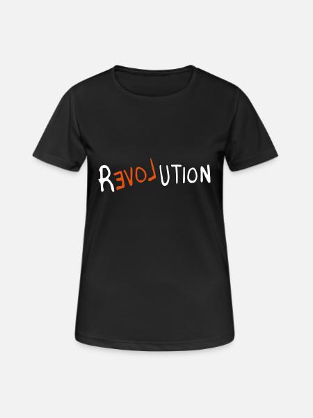 révolution - T-shirt respirant Femme - noir