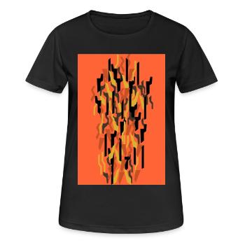 Camouflage Art - Women's Breathable T-Shirt - black - Front - AI Model Female 172 light (172cm)
