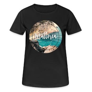 Mallorca - Women's Breathable T-Shirt - black - Front - AI Model Female 172 light (172cm)