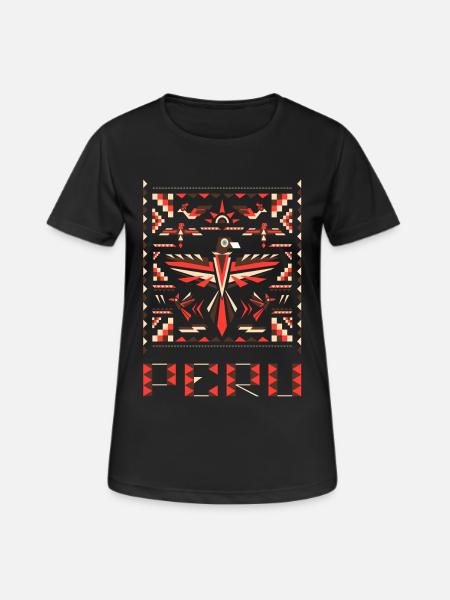 Peru - Women's Breathable T-Shirt - black