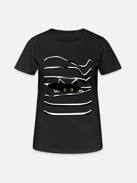 Mieze - Frauen T-Shirt atmungsaktiv - Schwarz