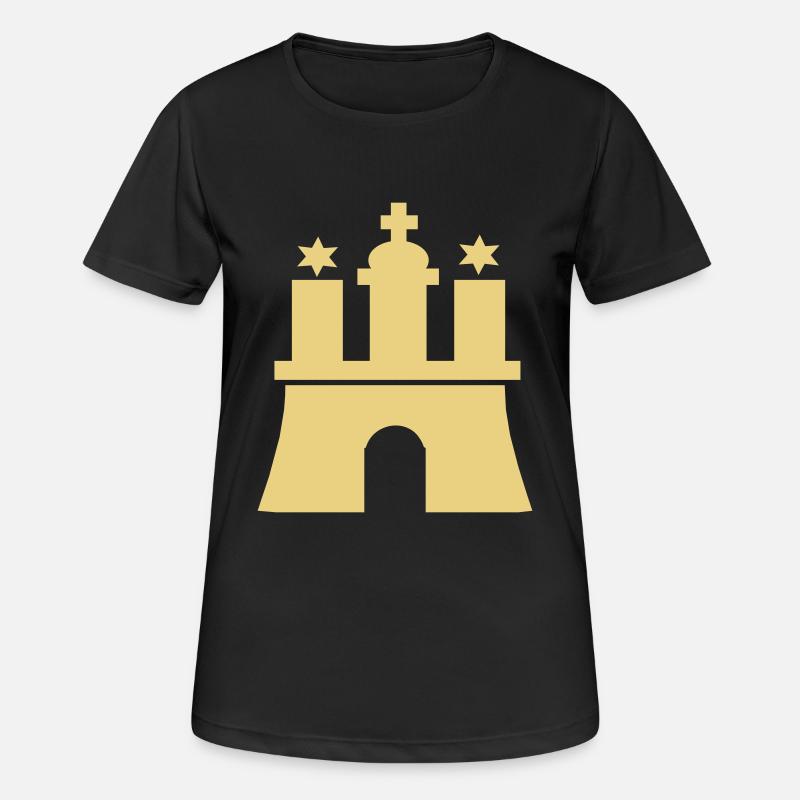 Hamburg - Women's Breathable T-Shirt - black