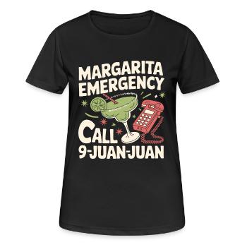 Witz für Margarita-Freunde - Frauen T-Shirt atmungsaktiv - Schwarz - Vorne - AI Model Female 172 light (172cm)