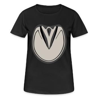 Huf Pferd für Hufpfleger - Frauen T-Shirt atmungsaktiv - Schwarz - Vorne - AI Model Female 172 light (172cm)
