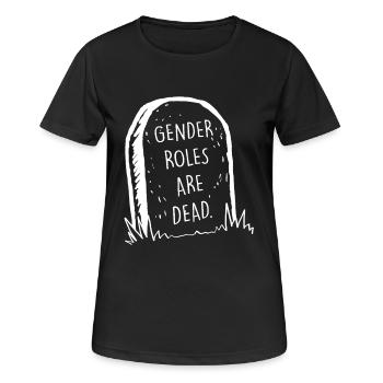 Gender Roles Are Over - Women's Breathable T-Shirt - black - Front - AI Model Female 172 light (172cm)