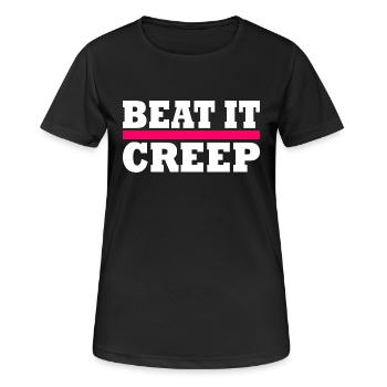 Beat it creep - Women's Breathable T-Shirt - black - Front - AI Model Female 172 light (172cm)