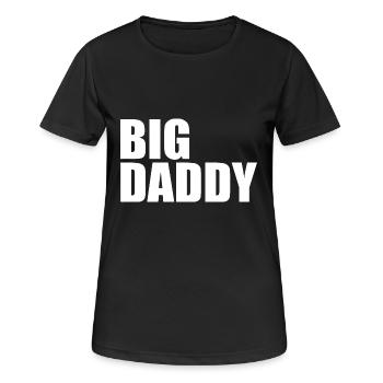 Big daddy - Frauen T-Shirt atmungsaktiv - Schwarz - Vorne - AI Model Female 172 light (172cm)