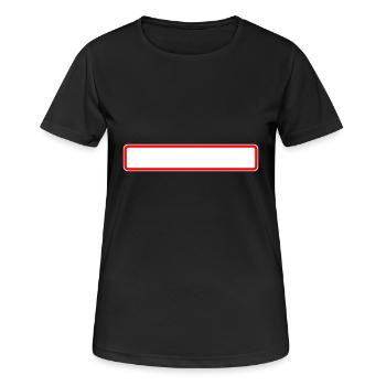 Panneau de ville, vierge - T-shirt respirant Femme - noir - Devant - AI Model Female 172 light (172cm)