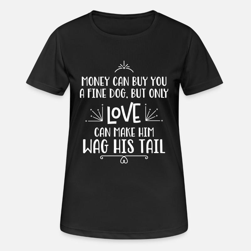 Dog lovers - Women's Breathable T-Shirt - black
