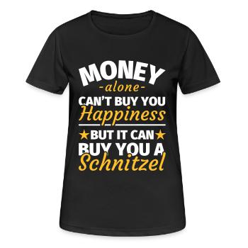 Schnitzel lovers gift schnitzel saying - Women's Breathable T-Shirt - black - Front - AI Model Female 172 light (172cm)