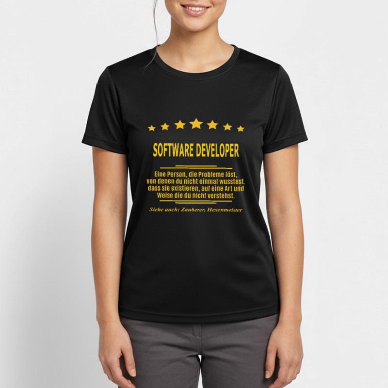 SOFTWARE DEVELOPER Frauen T-Shirt atmungsaktiv