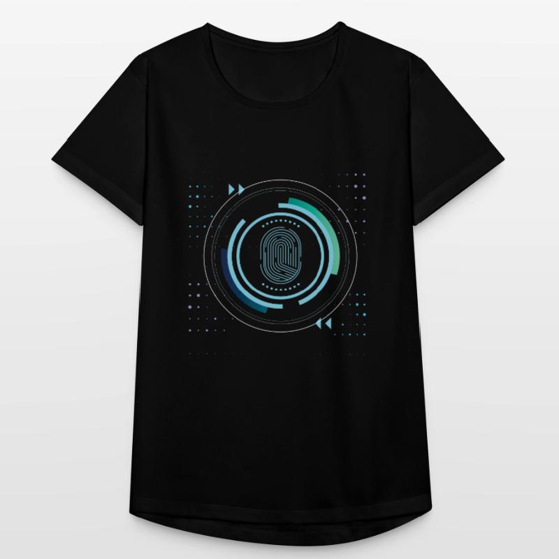 identity security safe nerd pixel pc tech science Women's Breathable T-Shirt
