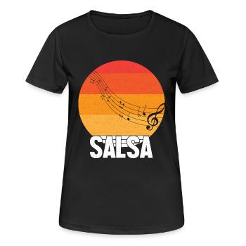 Salsa Dancer Dancer - Women's Breathable T-Shirt - black - Front - AI Model Female 172 light (172cm)