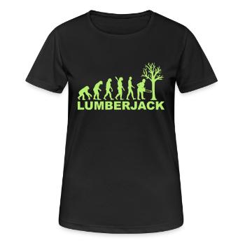 Lumberjack - Women's Breathable T-Shirt - black - Front - AI Model Female 172 light (172cm)