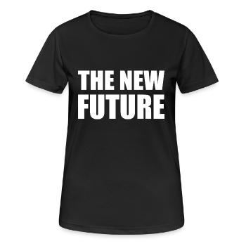 the new future - Women's Breathable T-Shirt - black - Front - AI Model Female 172 light (172cm)