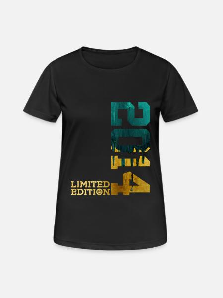 12. GEBURTSTAG LIMITED EDITION 2014 - Frauen T-Shirt atmungsaktiv - Schwarz