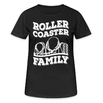 Scooter Coaster Family - Women's Breathable T-Shirt - black - Front - AI Model Female 172 light (172cm)