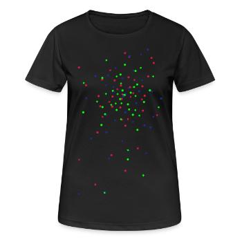 chad Räppli flakes - Women's Breathable T-Shirt - black - Front - AI Model Female 172 light (172cm)