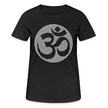 Tekno omum 23 - T-shirt respirant Femme - noir - Devant - AI Model Female 172 light (172cm)