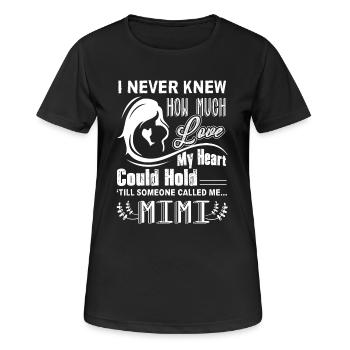 Mimi Shirt Funny Mother's Day - Women's Breathable T-Shirt - black - Front - AI Model Female 172 light (172cm)