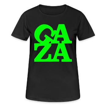 Gaza - T-shirt respirant Femme - noir - Devant - AI Model Female 172 light (172cm)