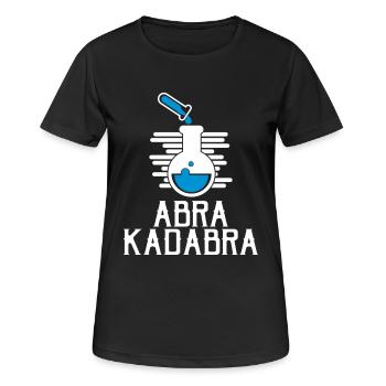 Sciences Abracadabra - Sciences - T-shirt respirant Femme - noir - Devant - AI Model Female 172 light (172cm)