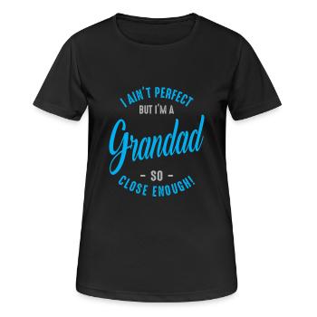 I'm a Grandad - Women's Breathable T-Shirt - black - Front - AI Model Female 172 light (172cm)