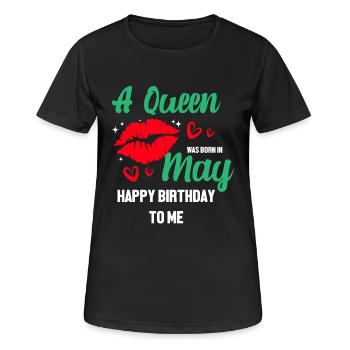 Sternzeichen Stier - Frauen T-Shirt atmungsaktiv - Schwarz - Vorne - AI Model Female 172 light (172cm)