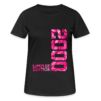 26TH ANNIVERSARY PINK LIMITED EDITION 2000 - Women's Breathable T-Shirt - black - Front - AI Model Female 172 light (172cm)