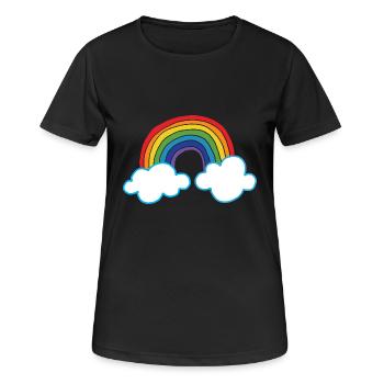 Rainbow, Pride, Unicorns - Women's Breathable T-Shirt - black - Front - AI Model Female 172 light (172cm)