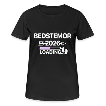 Bedstemor 2026 Danois - T-shirt respirant Femme - noir - Devant - AI Model Female 172 light (172cm)