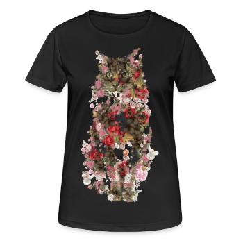Kitty vintage kitty - Women's Breathable T-Shirt - black - Front - AI Model Female 172 light (172cm)