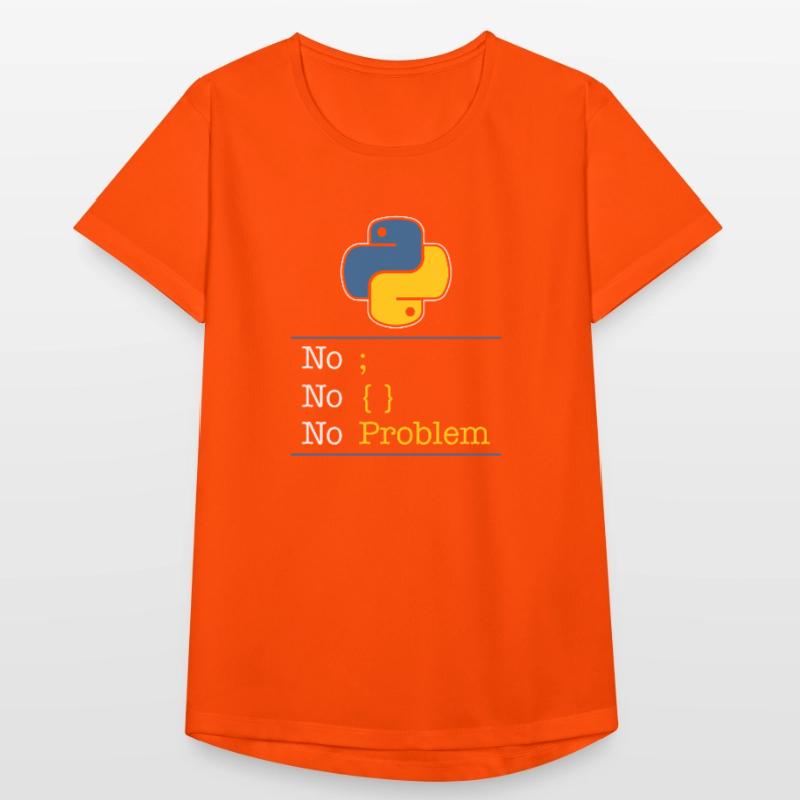 Python no problem T-shirt respirant Femme
