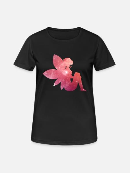 fairy - fairy - Women's Breathable T-Shirt - black