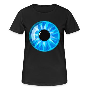 eye - Women's Breathable T-Shirt - black - Front - AI Model Female 172 light (172cm)