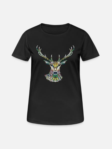 deer - Women's Breathable T-Shirt - black