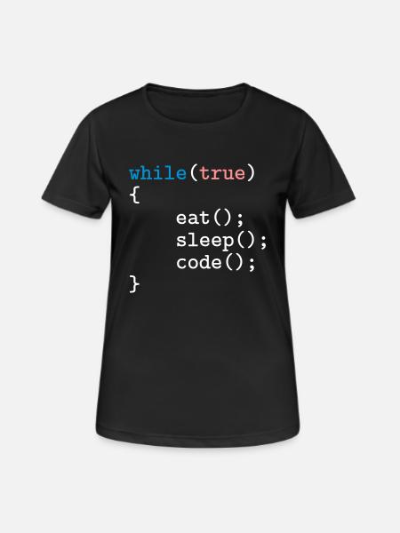 Programmierer, Software, Informatik, Developer - Women's Breathable T-Shirt - black