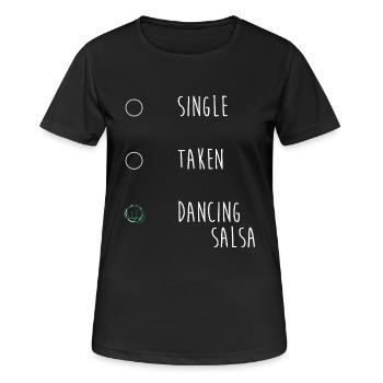 Salsa Dancer Dancer - Women's Breathable T-Shirt - black - Front - AI Model Female 172 light (172cm)