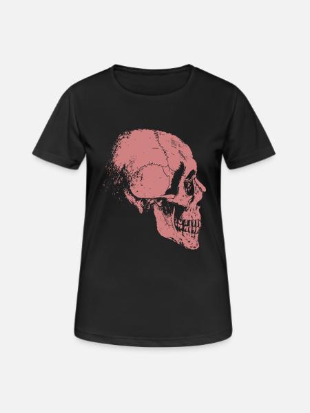 skeleton - Women's Breathable T-Shirt - black