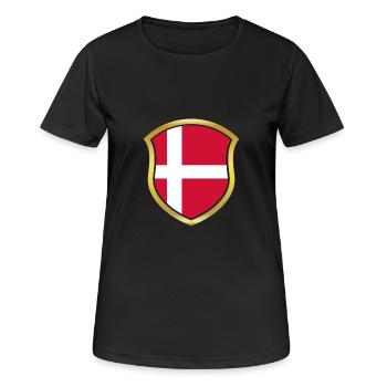 World Champion Champion 2018 wm team Denmark png - Women's Breathable T-Shirt - black - Front - AI Model Female 172 light (172cm)