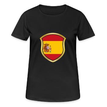 World Champion Champion 2018 wm team Spain png - Women's Breathable T-Shirt - black - Front - AI Model Female 172 light (172cm)