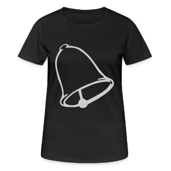cloche - T-shirt respirant Femme - noir - Devant - AI Model Female 172 light (172cm)