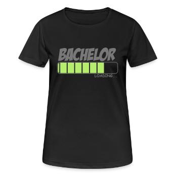 BACHELOR STUDENT - Women's Breathable T-Shirt - black - Front - AI Model Female 172 light (172cm)
