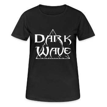 Dark Wave - Women's Breathable T-Shirt - black - Front - AI Model Female 172 light (172cm)