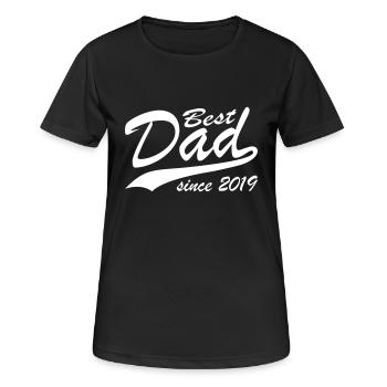 Meilleur papa - T-shirt respirant Femme - noir - Devant - AI Model Female 172 light (172cm)