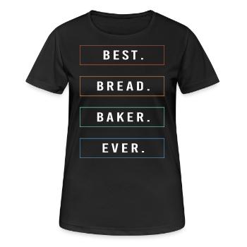 Baker Baker Baking - Women's Breathable T-Shirt - black - Front - AI Model Female 172 light (172cm)