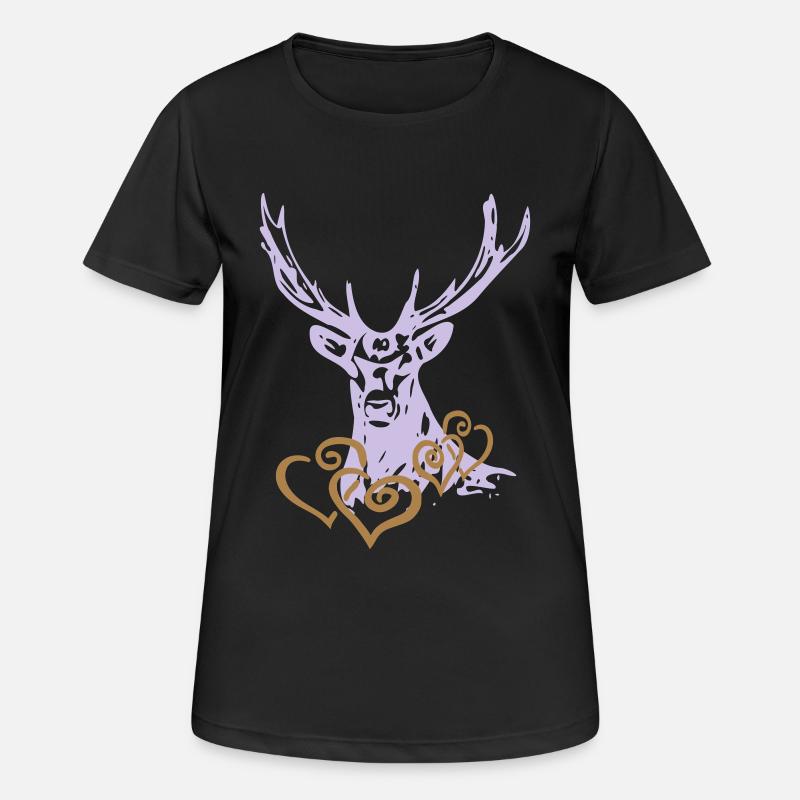 trocht - Women's Breathable T-Shirt - black