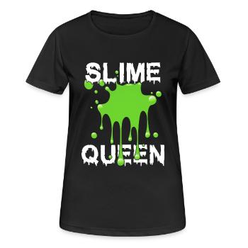Slime Queen - Frauen T-Shirt atmungsaktiv - Schwarz - Vorne - AI Model Female 172 light (172cm)