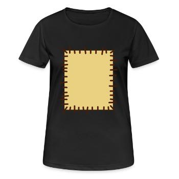 flicken2 - Frauen T-Shirt atmungsaktiv - Schwarz - Vorne - AI Model Female 172 light (172cm)