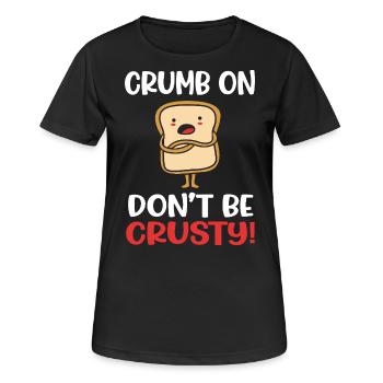 Knoblauch Brot - Frauen T-Shirt atmungsaktiv - Schwarz - Vorne - AI Model Female 172 light (172cm)